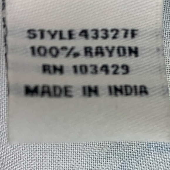 Caffe Marrakech Button Down Short Sleeve Plus Size Shirt, Size 3X - Picture 5 of 5